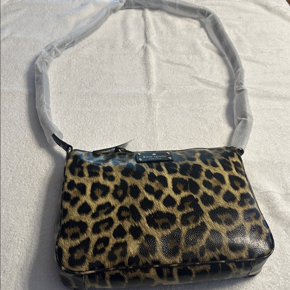 NEW! Kate Spade Leopard Print Shoulder Bag - Picture 1 of 6